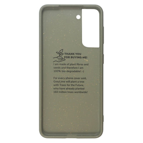 Samsung Galaxy S21 GreyLime 100% Biodegradable Cover - Grøn