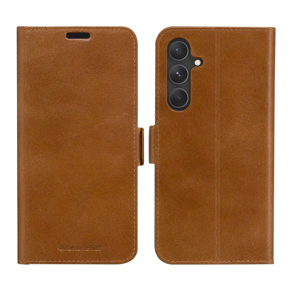 Samsung Galaxy S24 dbramante1928 Copenhagen Slim Læder Flip Cover m. Pung - Tan