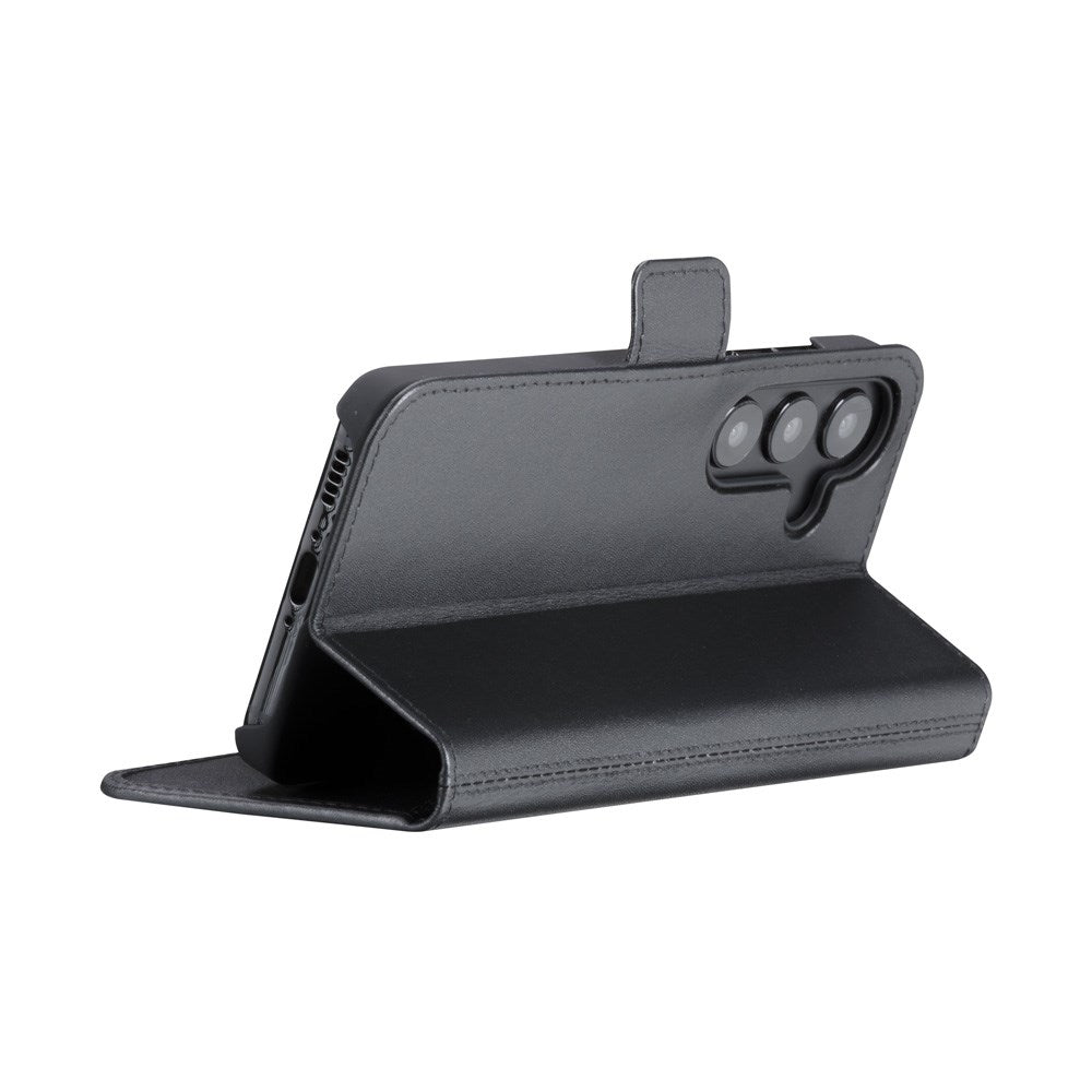 dbramante1928 Copenhagen - Samsung Galaxy S25 - Slim Ægte Læder Cover m. Pung - Black