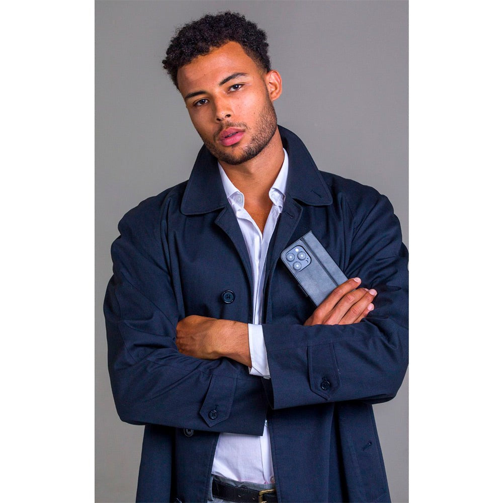 iPhone 14 Pro Max dbramante1928 Copenhagen Slim Læder Flip Cover m. Pung - Tan