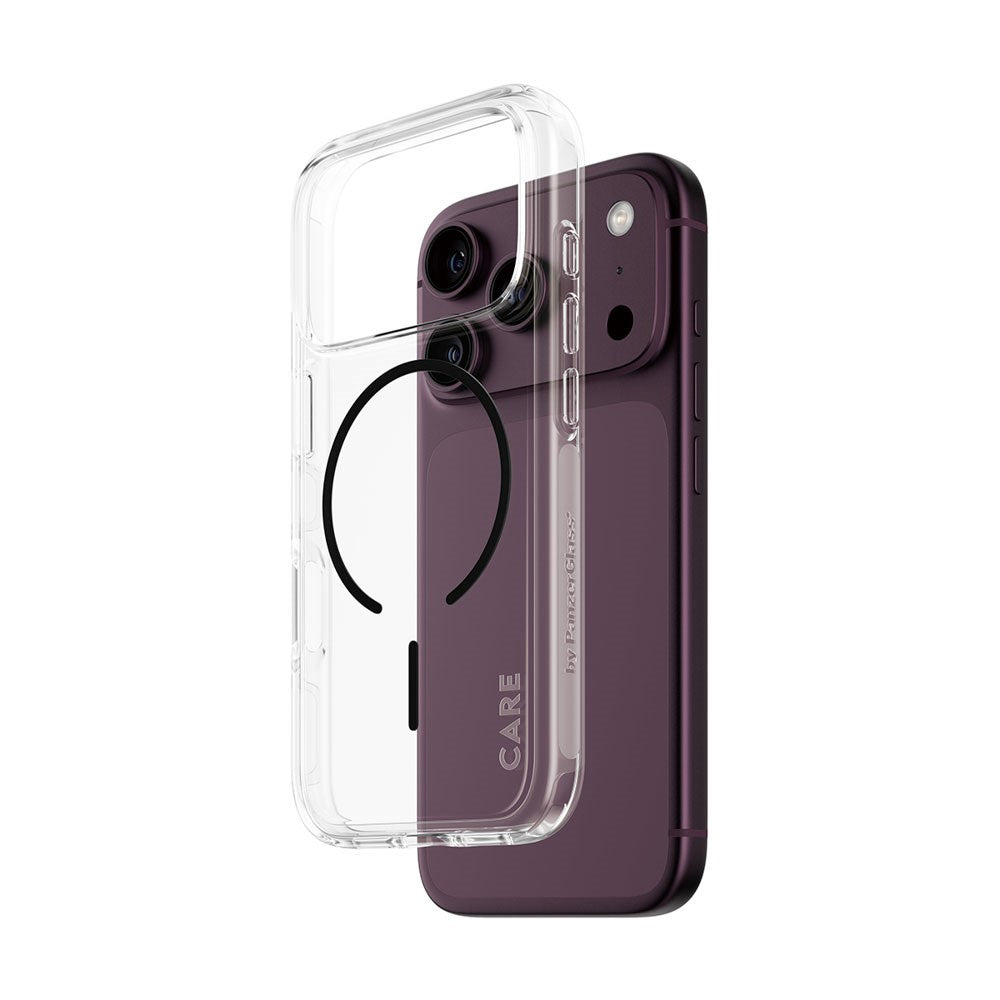 iPhone 18 Pro / 17 Pro CARE by PanzerGlass FLAGSHIP Urban Explorer Cover - MagSafe Kompatibel - Transparent / Black