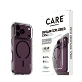 iPhone 18 Pro / 17 Pro CARE by PanzerGlass FLAGSHIP Urban Explorer Cover - MagSafe Kompatibel - Transparent / Black