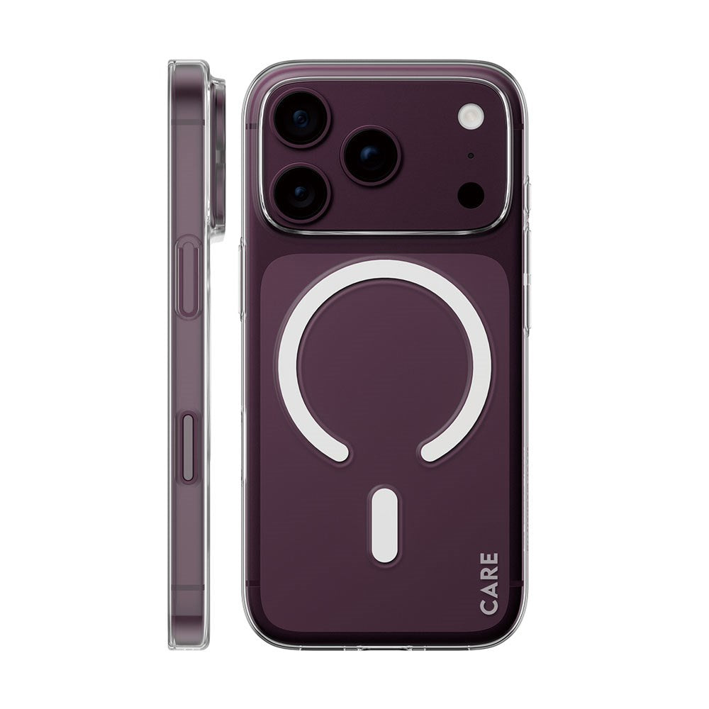 iPhone 18 Pro / 17 Pro CARE by PanzerGlass SL1M Cover - MagSafe Kompatibel - Gennemsigtig