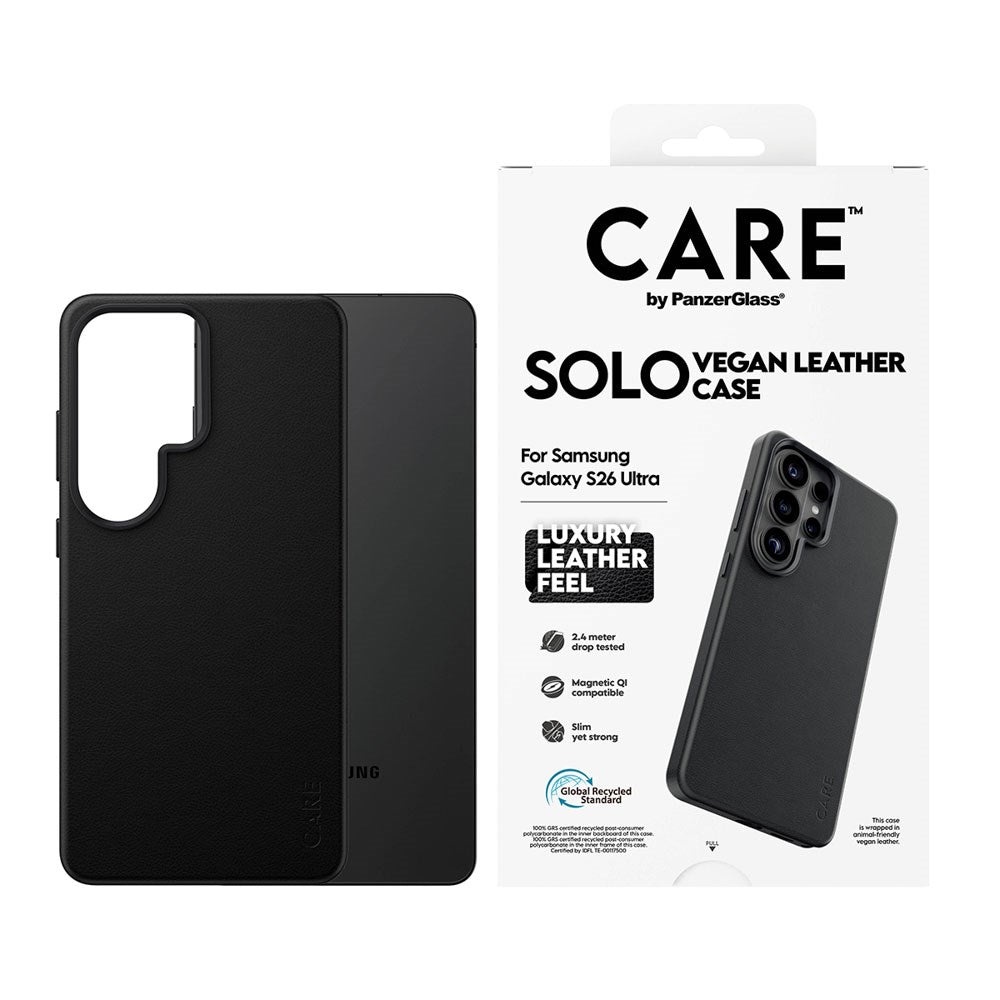 Samsung Galaxy S26 Ultra CARE by PanzerGlass SOLO Cover - Sort