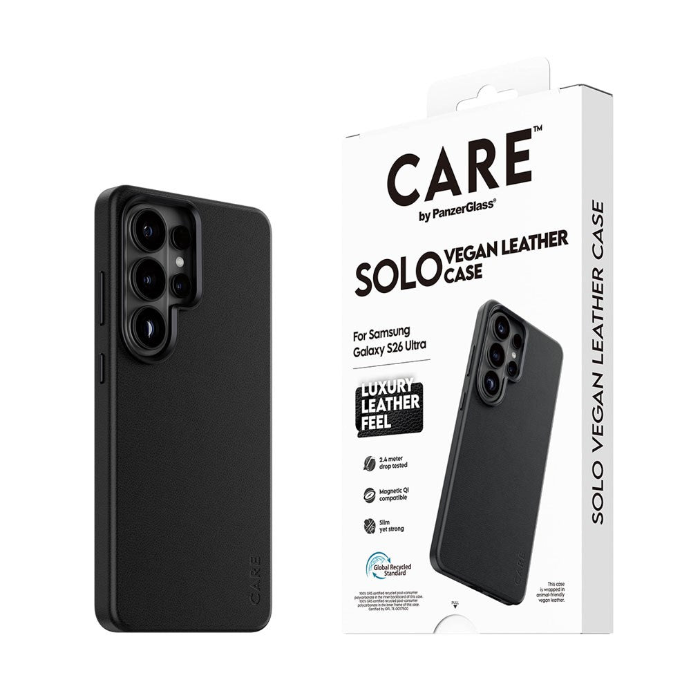 Samsung Galaxy S26 Ultra CARE by PanzerGlass SOLO Cover - Sort