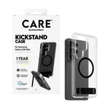 Samsung Galaxy S26 Ultra CARE by PanzerGlass Feature Kickstand Cover -  Qi Kompatibel - Transparent / Black