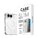 CARE by PanzerGlass iPhone Duo SL1M Mobil Cover - MagSafe Kompatibel - Gennemsigtig