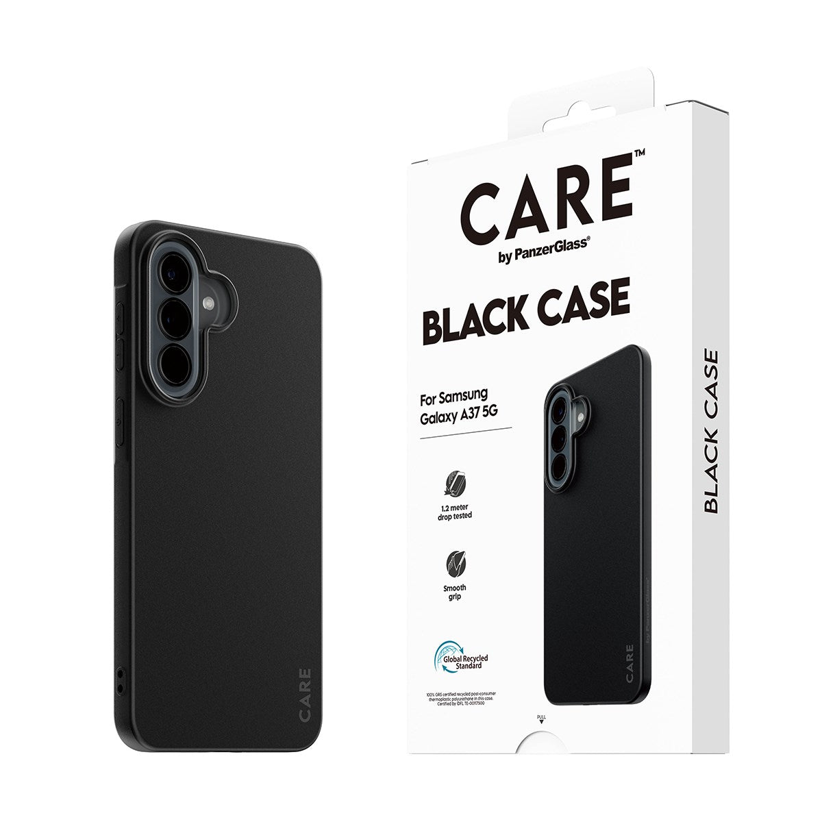 Samsung Galaxy A37 CARE by PanzerGlass Fearlessly Fashionable Cover - Black