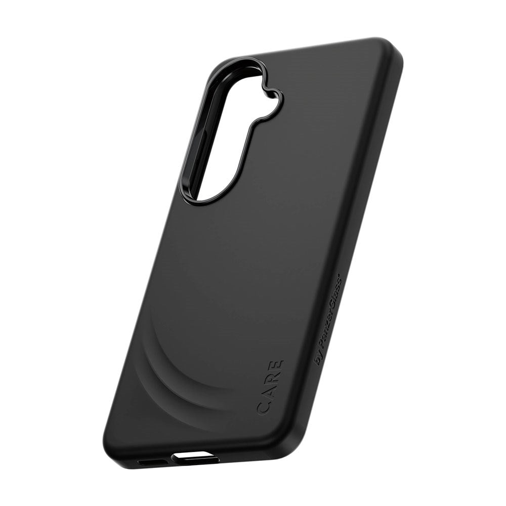 Samsung Galaxy S26 CARE by PanzerGlass Feature Flow Mobil Cover - Qi Kompatibel - Sort