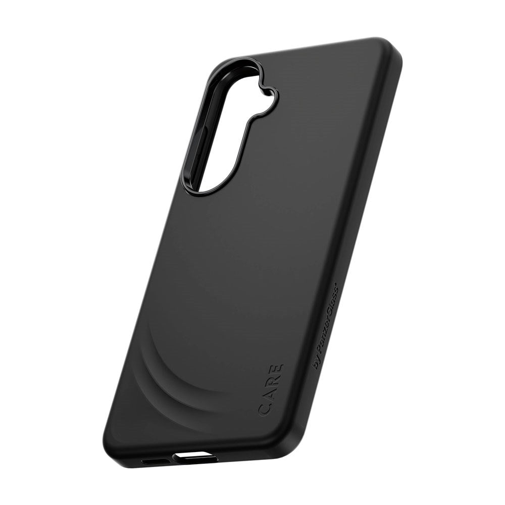 Samsung Galaxy S26+ (Plus) CARE by PanzerGlass Feature Flow Mobil Cover - Qi Kompatibel - Sort