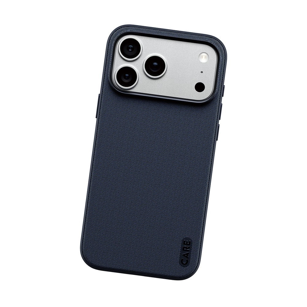 iPhone 18 Pro Max / 17 Pro Max CARE by PanzerGlass Fusion Fabric Case - MagSafe Kompatibel - Blå