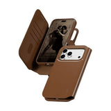 iPhone 18 Pro Max  / 17 Pro Max CARE by PanzerGlass Feature Tango 2-in-1 Flipcover m. Pung - MagSafe Kompatibel - Brun