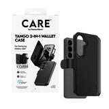 Samsung Galaxy S26+ (Plus) CARE by PanzerGlass Feature Tango 2-in-1 Mobil Cover m. Kortholder - Sort