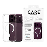 iPhone 18 Pro / 17 Pro CARE by PanzerGlass Fashionable Samba Mobil Cover - MagSafe Kompatibel - Gennemsigtig