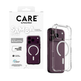 iPhone 18 Pro / 17 Pro CARE by PanzerGlass Fashionable Samba Mobil Cover - MagSafe Kompatibel - Gennemsigtig