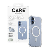 iPhone 17 CARE by PanzerGlass Fashionable Samba Mobil Cover - MagSafe Kompatibel - Transparent