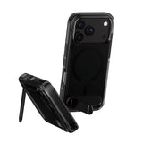 iPhone 18 Pro / 17 Pro CARE by PanzerGlass Feature Kickstand Cover - MagSafe Kompatibel - Sort / Gennemsigtig