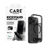 iPhone 18 Pro / 17 Pro CARE by PanzerGlass Feature Kickstand Cover - MagSafe Kompatibel - Sort / Gennemsigtig
