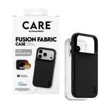 iPhone 18 Pro / 17 Pro CARE by PanzerGlass Fusion Fabric Case - MagSafe Kompatibel - Sort