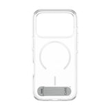 iPhone 18 Pro / 17 Pro CARE by PanzerGlass Feature Kickstand Cover - MagSafe Kompatibel - Gennemsigtig / Hvid