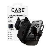 iPhone 17 CARE by PanzerGlass Feature Tango 2-in-1 Mobil Cover m. Kortholder - Sort