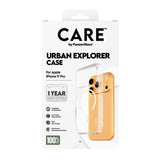 iPhone 17 Pro CARE by PanzerGlass FLAGSHIP Urban Explorer Cover - MagSafe Kompatibel - Transparent