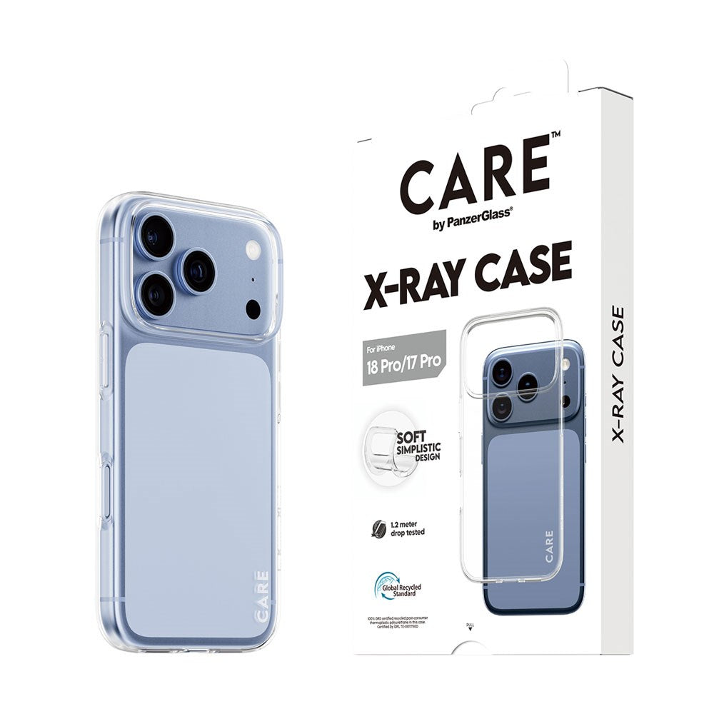 iPhone 18 Pro / 17 Pro CARE by PanzerGlass Fashionable X-Ray Soft Basic Cover - Gennemsigtig
