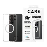 Samsung Galaxy S26 Ultra CARE by PanzerGlass Urban Explorer Cover - Qi Kompatibel - Gennemsigtig / Hvid