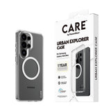 Samsung Galaxy S26 Ultra CARE by PanzerGlass Urban Explorer Cover - Qi Kompatibel - Gennemsigtig / Hvid