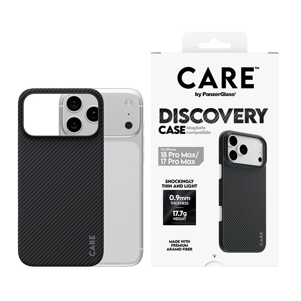 iPhone 18 Pro Max / 17 Pro Max CARE by PanzerGlass Crossfire Cover - MagSafe Kompatibel - Sort