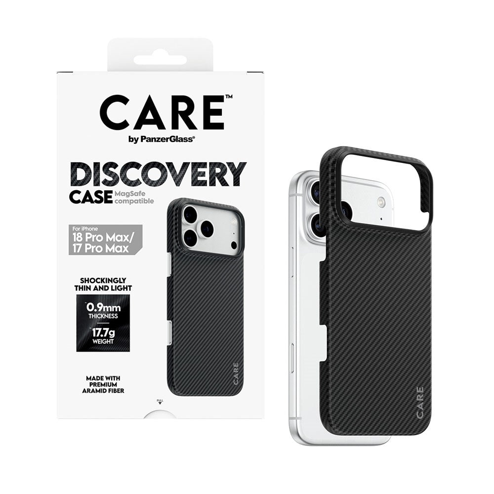 iPhone 18 Pro Max / 17 Pro Max CARE by PanzerGlass Crossfire Cover - MagSafe Kompatibel - Sort