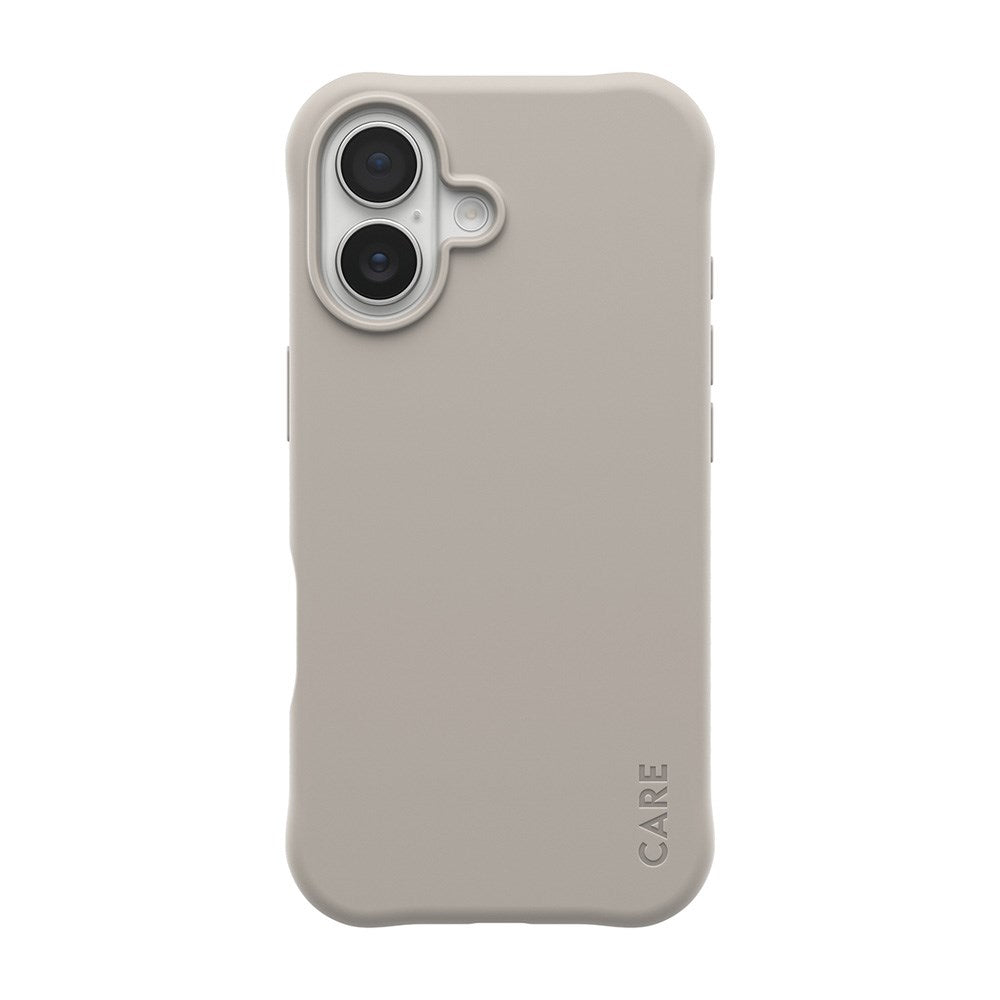iPhone 17 CARE by PanzerGlass Fashionable Samba Mobil Cover - MagSafe Kompatibel - Vanilla