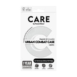 CARE by PanzerGlass Samsung Galaxy S25 Edge FLAGSHIP Urban Combat Cover - MagSafe Kompatibel - Transparent / White
