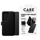 Samsung Galaxy S26 Ultra CARE by PanzerGlass Feature Tango 2-in-1 Mobil Cover m. Kortholder - Sort