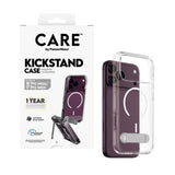 iPhone 18 Pro Max  / 17 Pro Max CARE by PanzerGlass Feature Kickstand Cover - MagSafe Kompatibel - Gennemsigtig / Hvid
