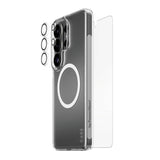 Samsung Galaxy S26 Ultra Urban Combat 3-in-1 Bundle inkl. Cover / Skærmbeskyttelse / Kamerabeskyttelse - Qi Kompatibel - Gennemsigtig
