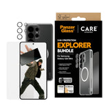 Samsung Galaxy S26 Ultra Urban Combat 3-in-1 Bundle inkl. Cover / Skærmbeskyttelse / Kamerabeskyttelse - Qi Kompatibel - Gennemsigtig