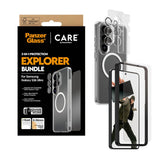 Samsung Galaxy S26 Ultra Urban Combat 3-in-1 Bundle inkl. Cover / Skærmbeskyttelse / Kamerabeskyttelse - Qi Kompatibel - Gennemsigtig