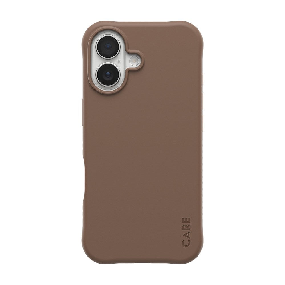 iPhone 17 CARE by PanzerGlass Fashionable Samba Mobil Cover - MagSafe Kompatibel - Espresso