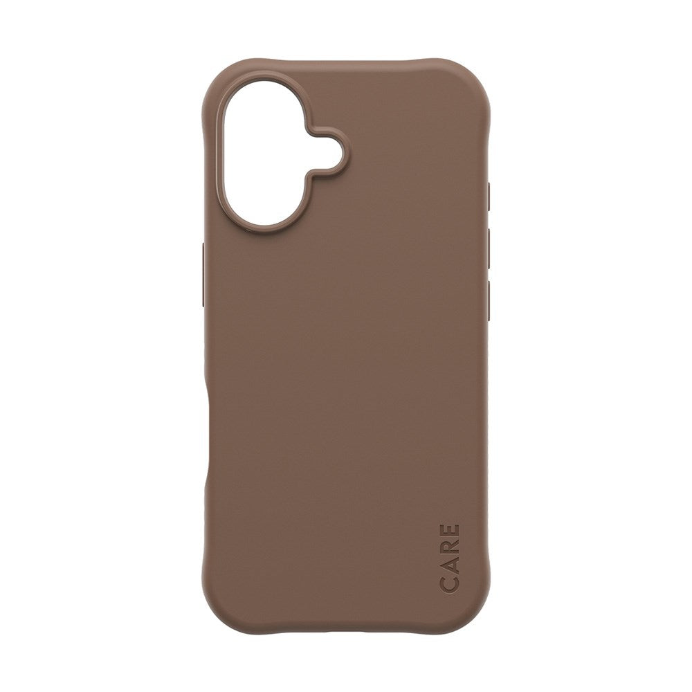 iPhone 17 CARE by PanzerGlass Fashionable Samba Mobil Cover - MagSafe Kompatibel - Espresso