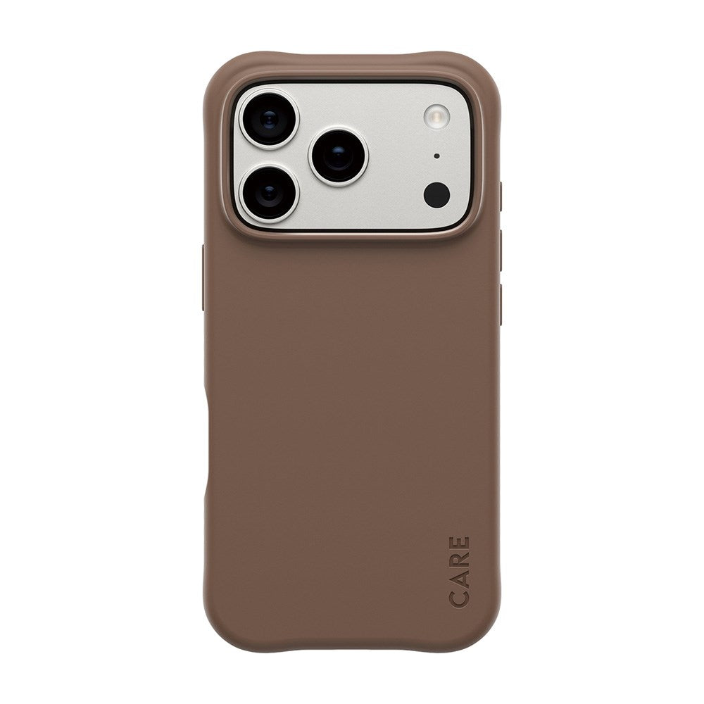 iPhone 17 Pro CARE by PanzerGlass Fashionable Samba Mobil Cover - MagSafe Kompatibel - Espresso