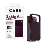 iPhone 18 Pro / 17 Pro CARE by PanzerGlass Fashionable Samba Mobil Cover - MagSafe Kompatibel - Dark Cherry