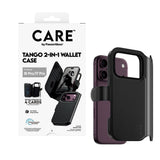 iPhone 18 Pro / 17 Pro CARE by PanzerGlass Feature Tango 2-in-1 Flipcover m. Pung - MagSafe Kompatibel - Sort
