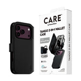 iPhone 18 Pro / 17 Pro CARE by PanzerGlass Feature Tango 2-in-1 Flipcover m. Pung - MagSafe Kompatibel - Sort