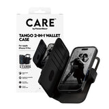 iPhone 17 Pro CARE by PanzerGlass Feature Tango 2-in-1 Mobil Cover m. Kortholder - Sort