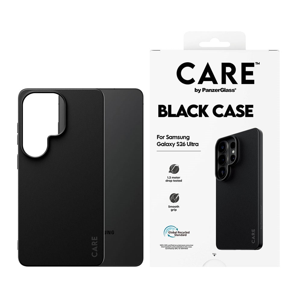 Samsung Galaxy S26 Ultra CARE by PanzerGlass Fearlessly Fashionable Cover - Black