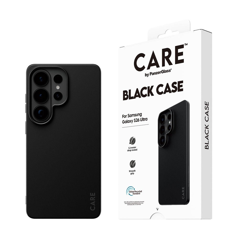 Samsung Galaxy S26 Ultra CARE by PanzerGlass Fearlessly Fashionable Cover - Black