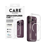 iPhone 18 Pro / 17 Pro CARE by PanzerGlass FLAGSHIP Urban Explorer Cover - MagSafe Kompatibel - Transparent / White