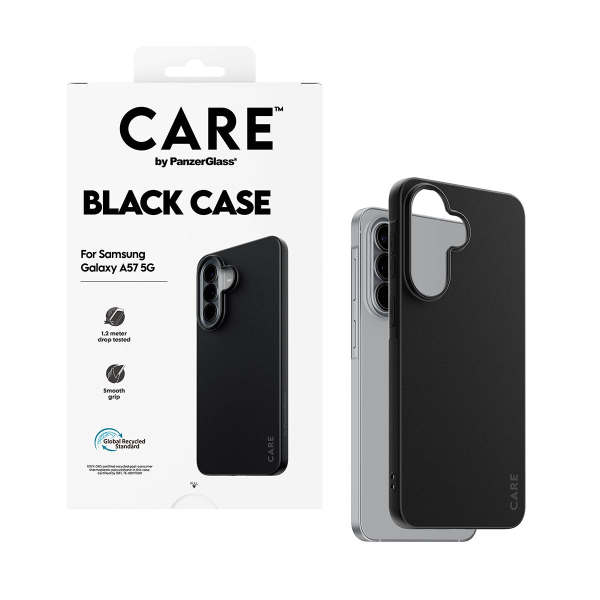 Samsung Galaxy A57 CARE by PanzerGlass Fearlessly Fashionable Cover - Black