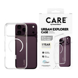 iPhone 18 Pro Max  / 17 Pro Max CARE by PanzerGlass FLAGSHIP Urban Explorer Cover - MagSafe Kompatibel - Transparent / White